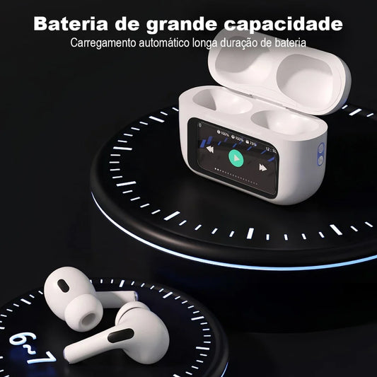 H'Maston RS68 Fone Bluetooth com Display LED