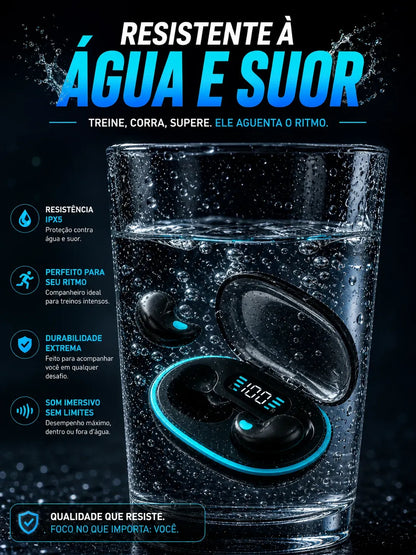 Fone Bluetooth Xiaomi 5.3 EarFit Pró A Prova D´agua Atividade Física Gamer Musicas