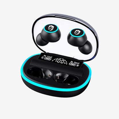 H'Maston F918 Fone Bluetooth 5.3 com LED e USB