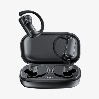 H'Maston RS56 Fone Bluetooth 5.3 com LED Hifi Esportivo