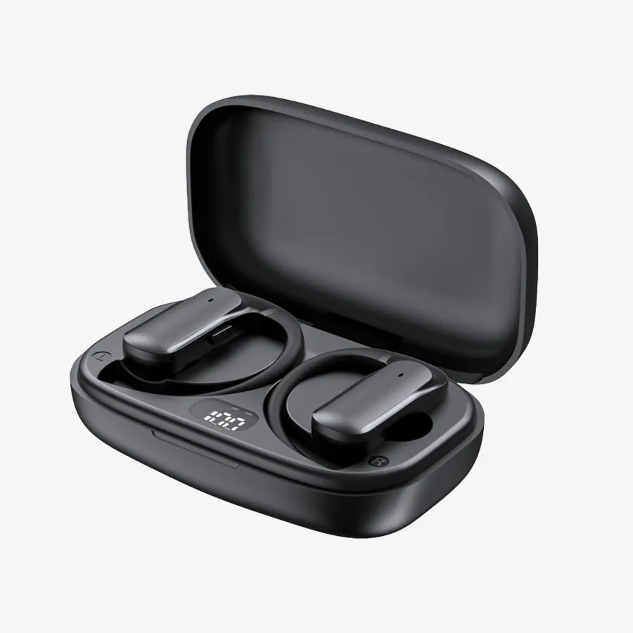 H'Maston RS56 Fone Bluetooth 5.3 com LED Hifi Esportivo