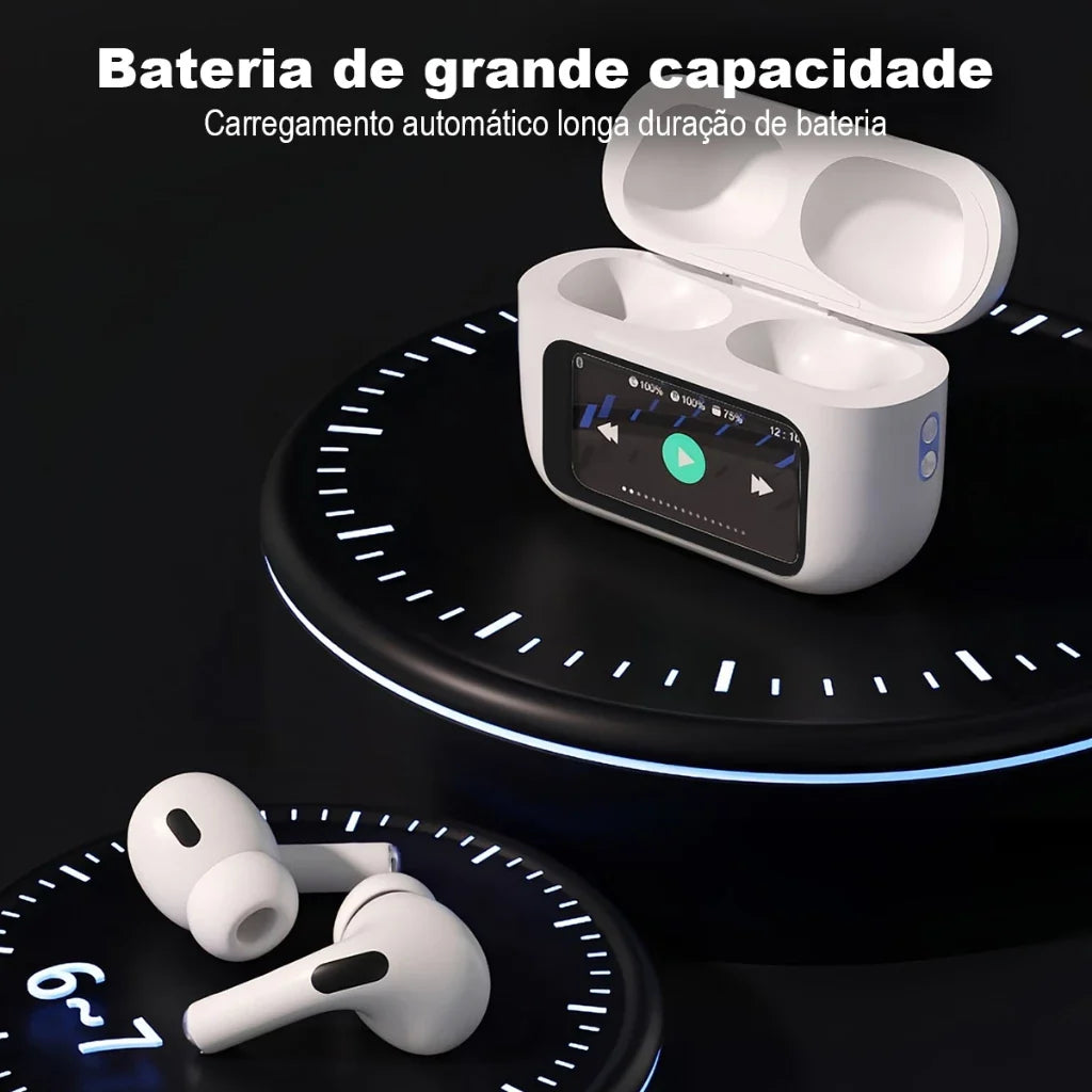 H'Maston RS68 Fone Bluetooth com Display LED